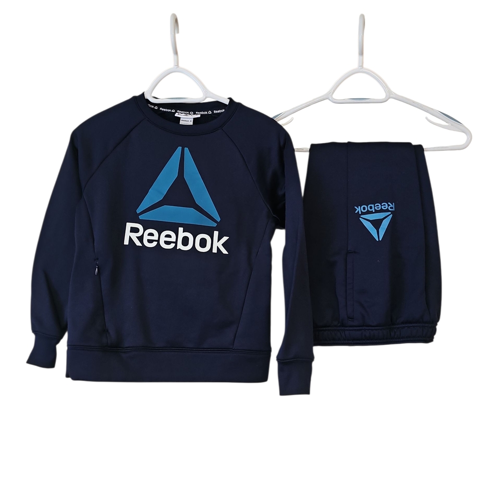 22. Reebok Dark Blue Sweatshirt and Pants Set
